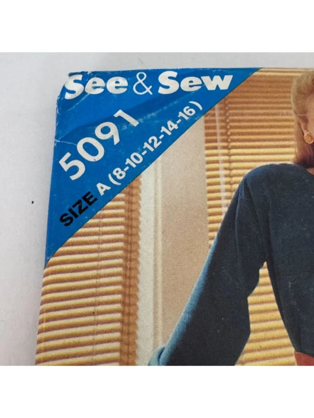 Butterick Sewing Pattern 5091 Top Culottes 1980s Outfit Vintage Casual 8-16 UC